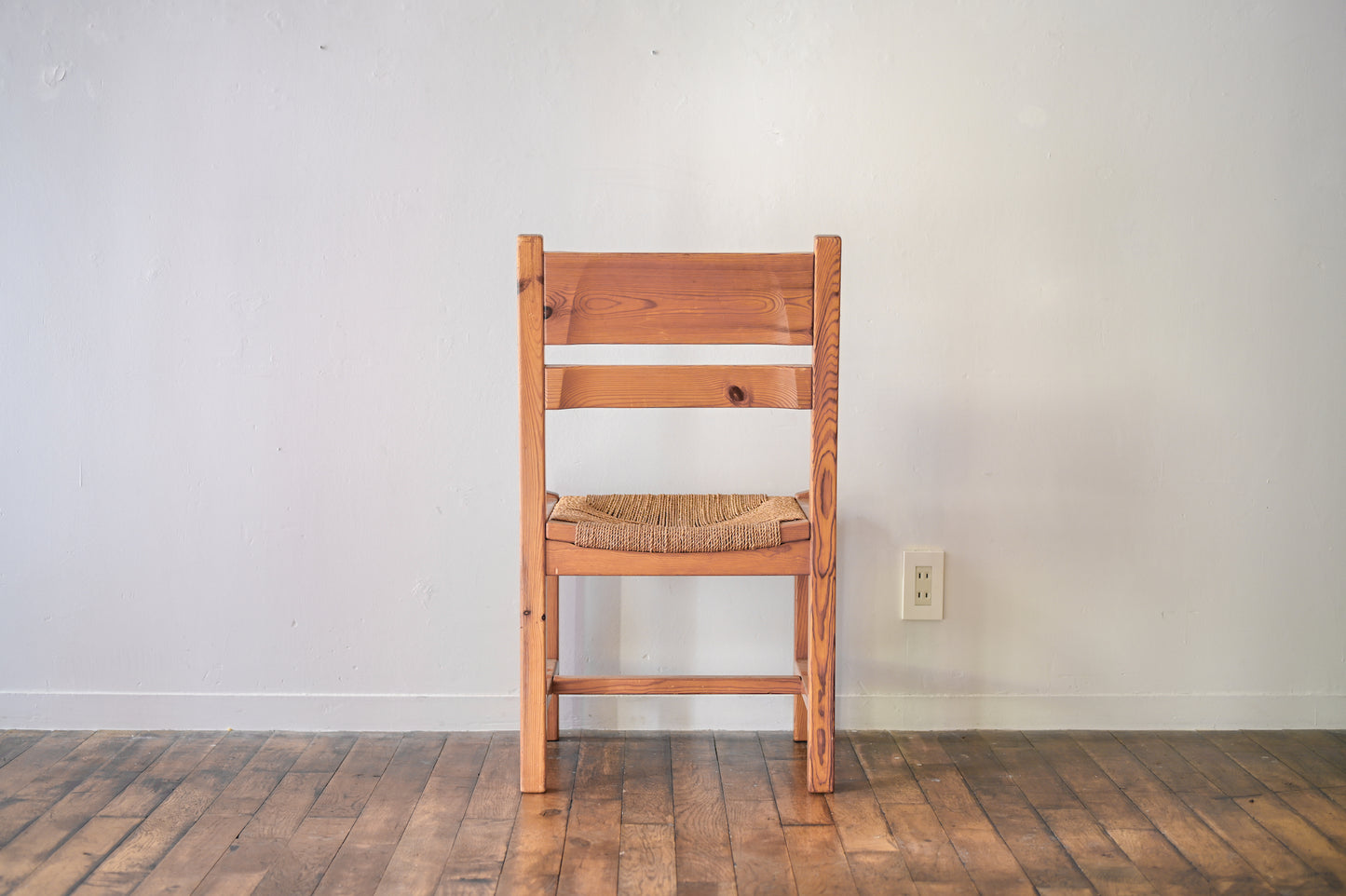 Vintage Solid Pine Chair