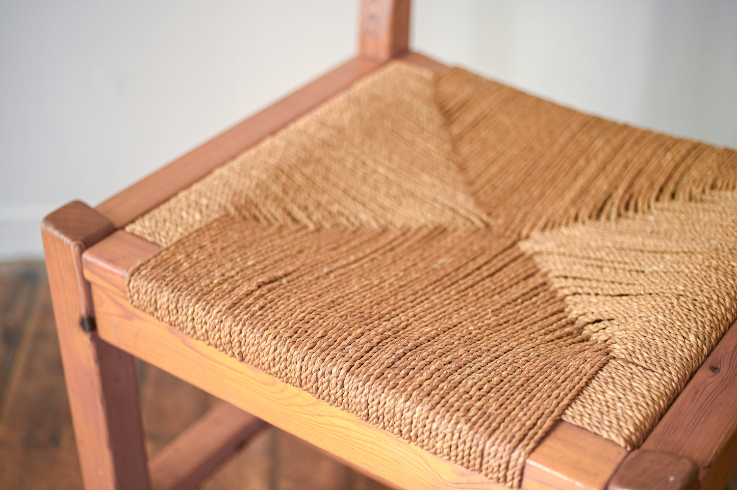 Vintage Solid Pine Chair