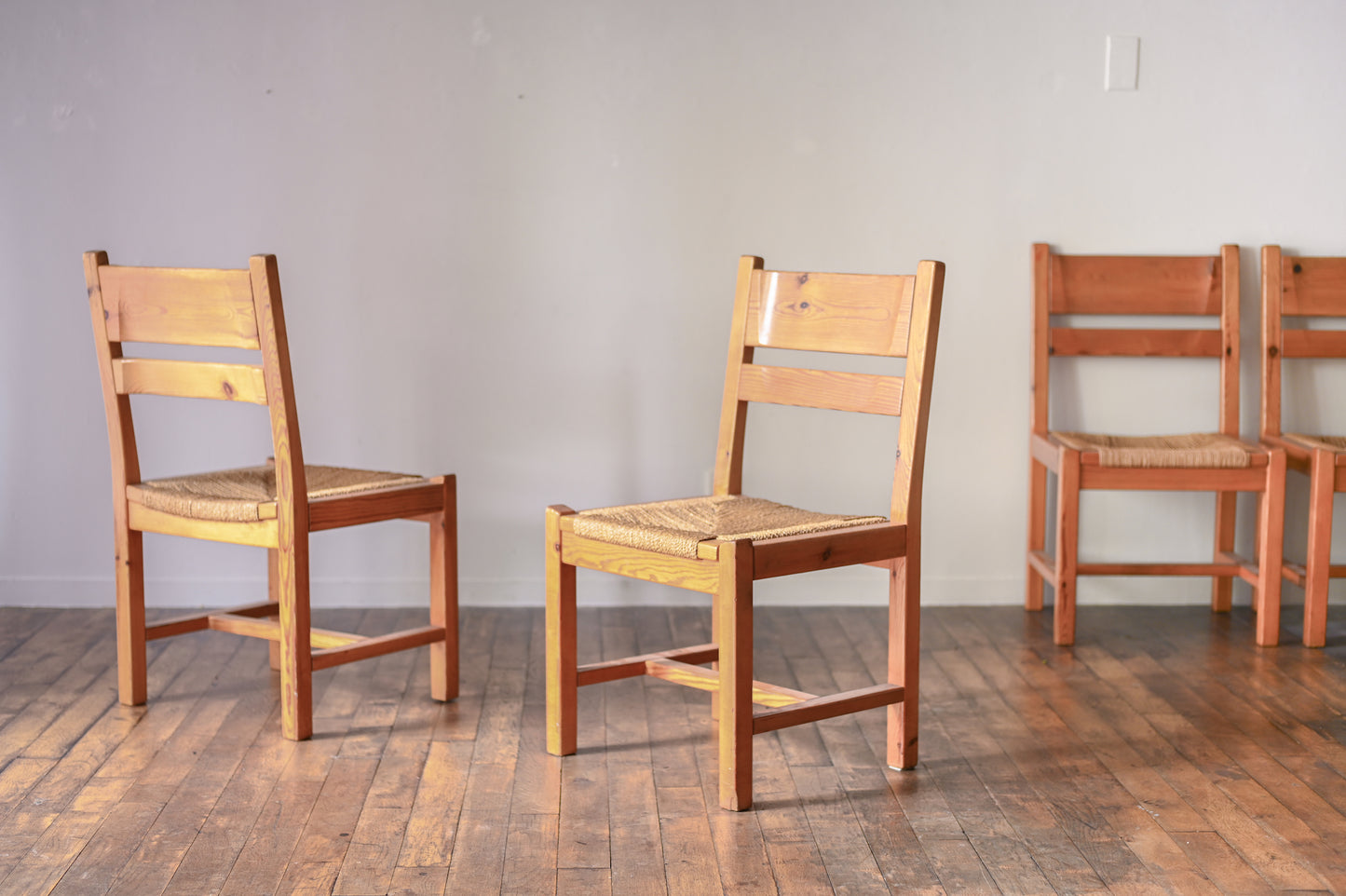 Vintage Solid Pine Chair