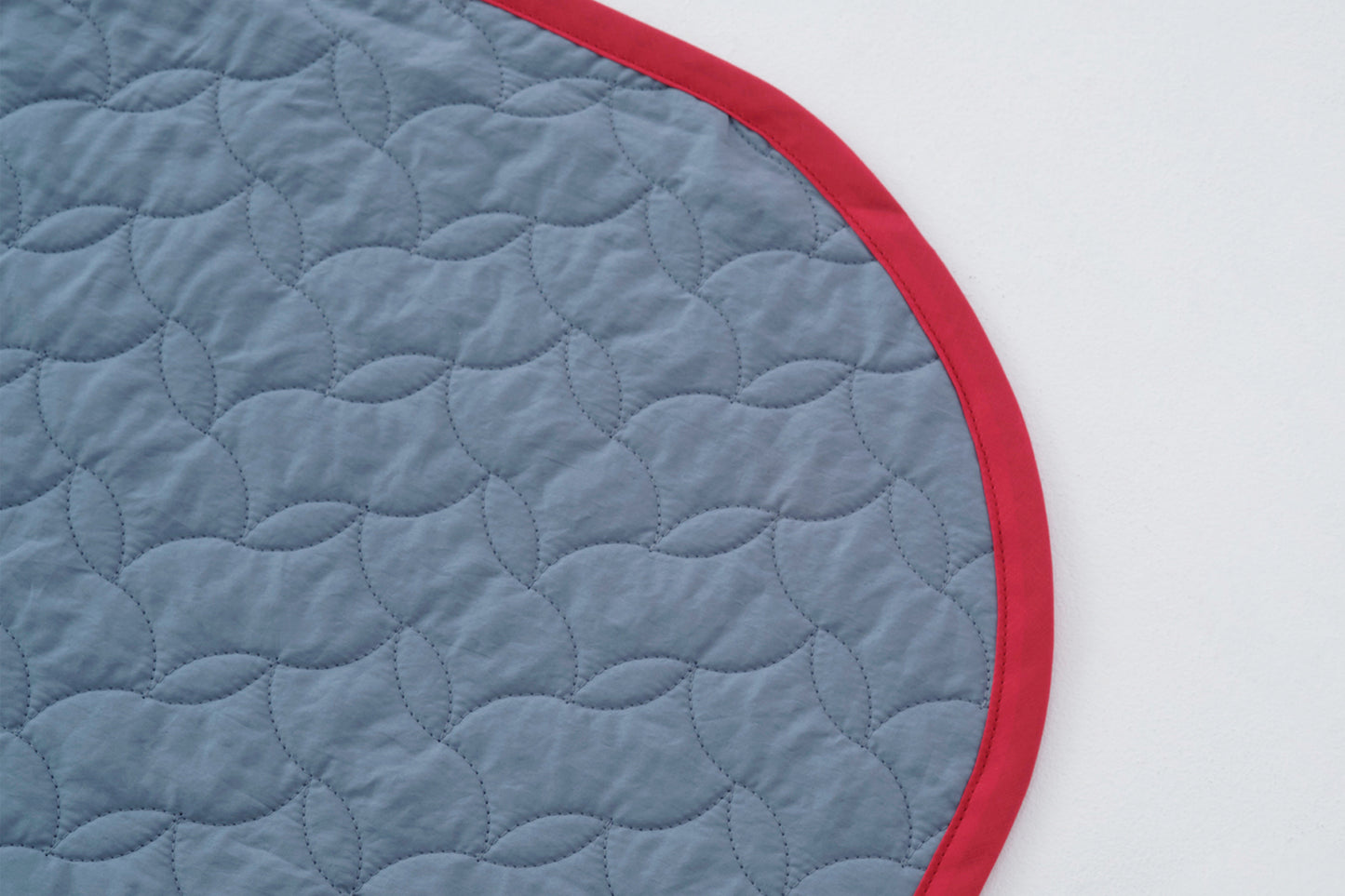 Padded Blanket (Blue/Burgundy)