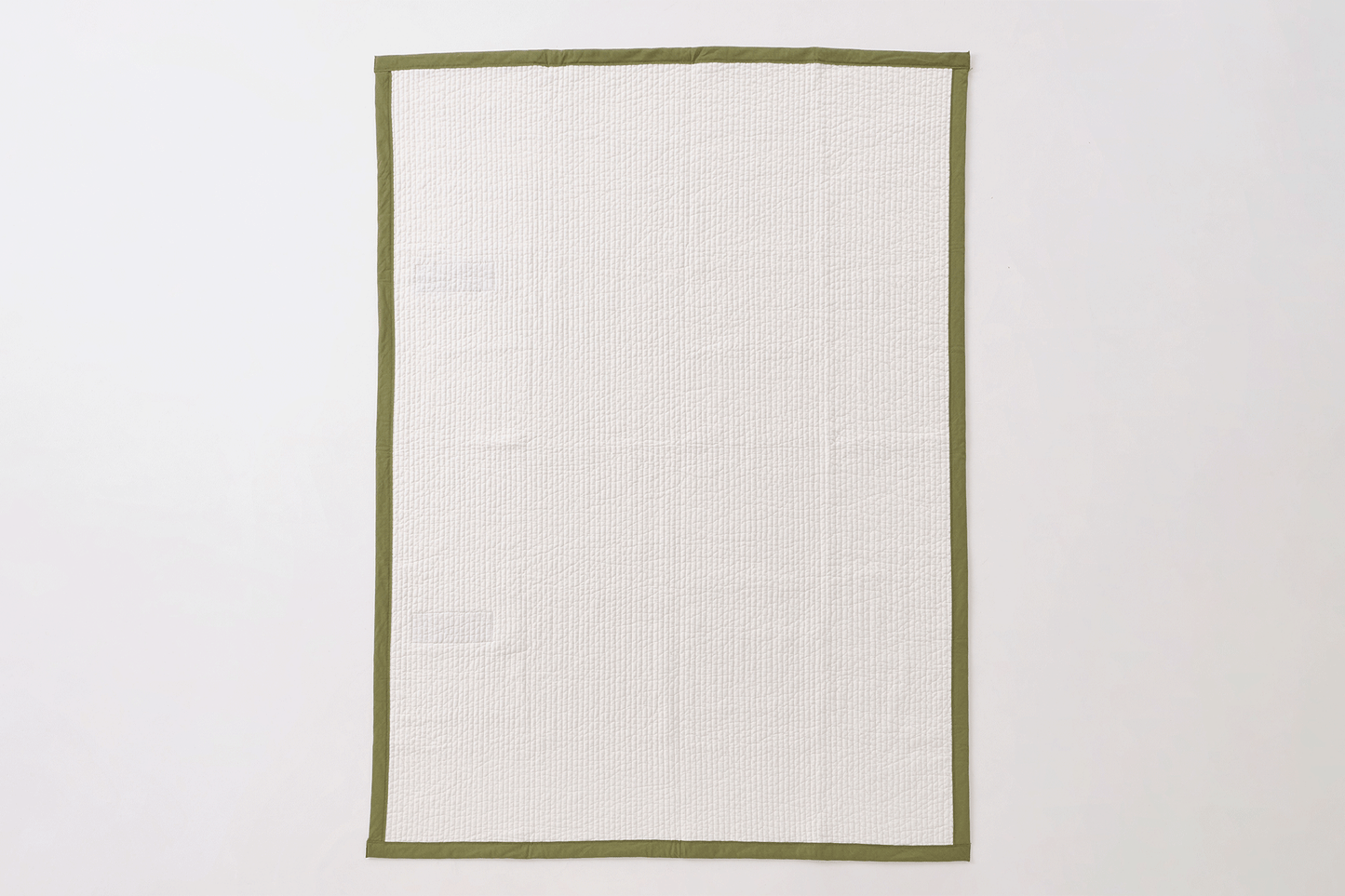 Padded Blanket (Ivory/Tea green)