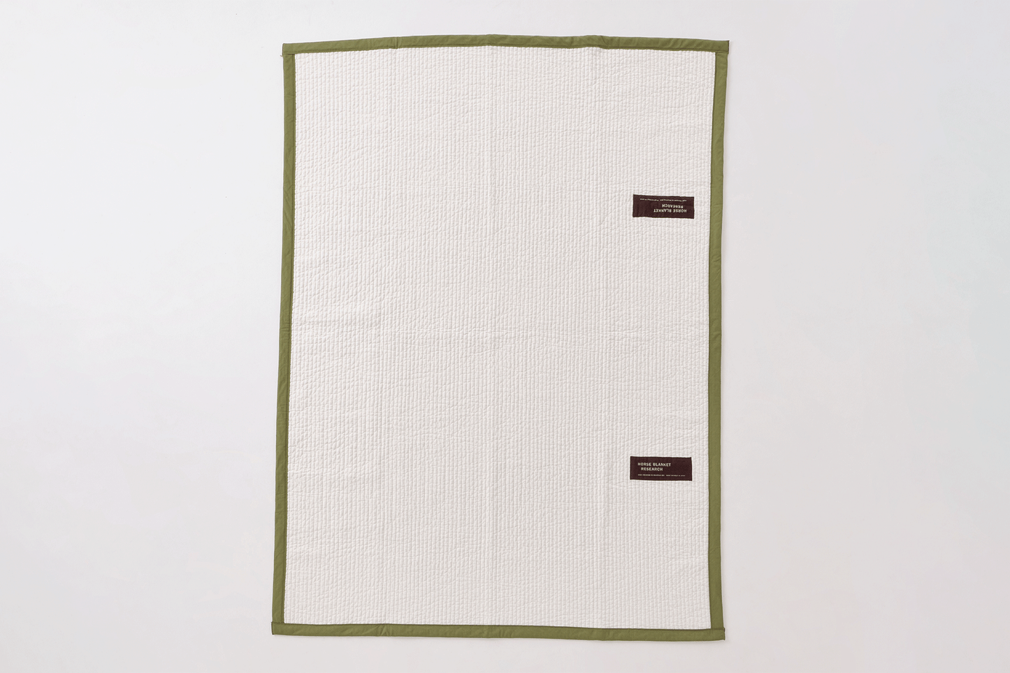Padded Blanket (Ivory/Tea green)