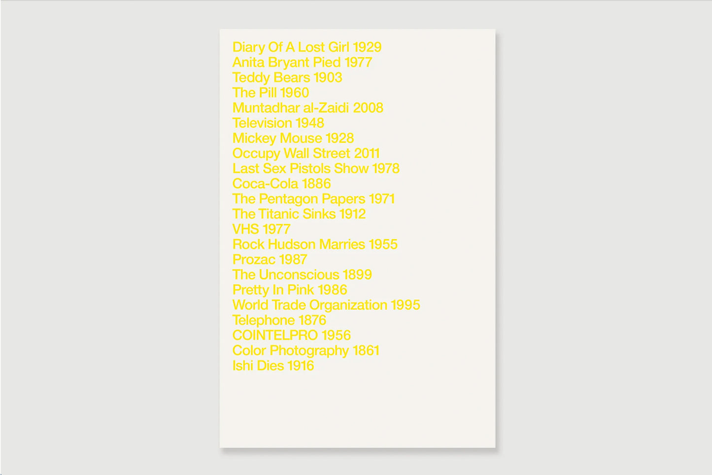 Dates / Mike Mills