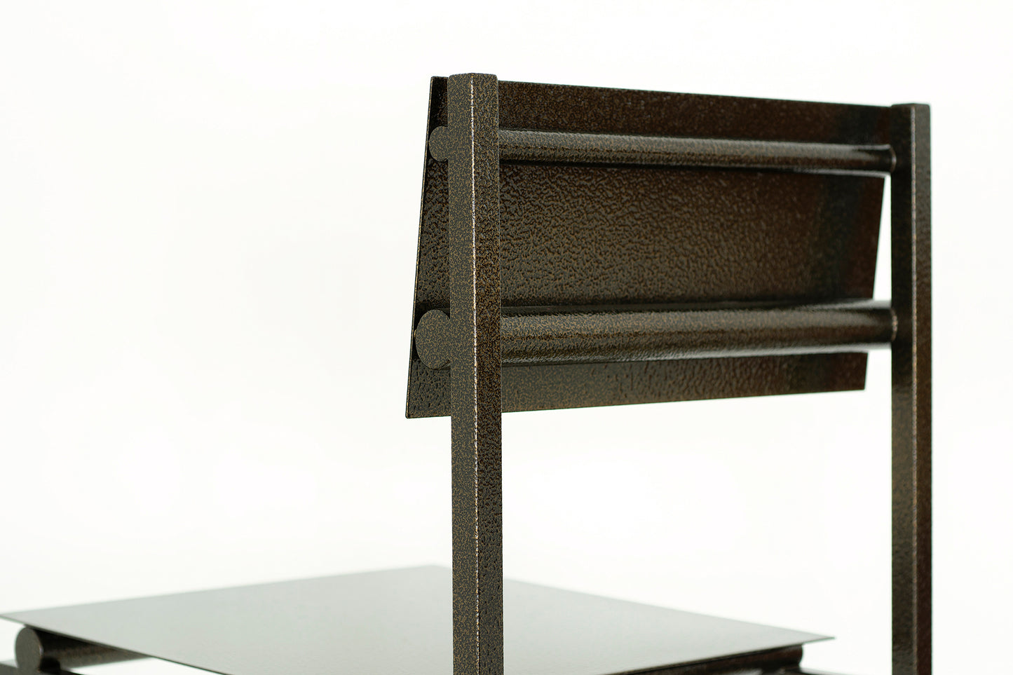 Suspension Metal Dining Chair