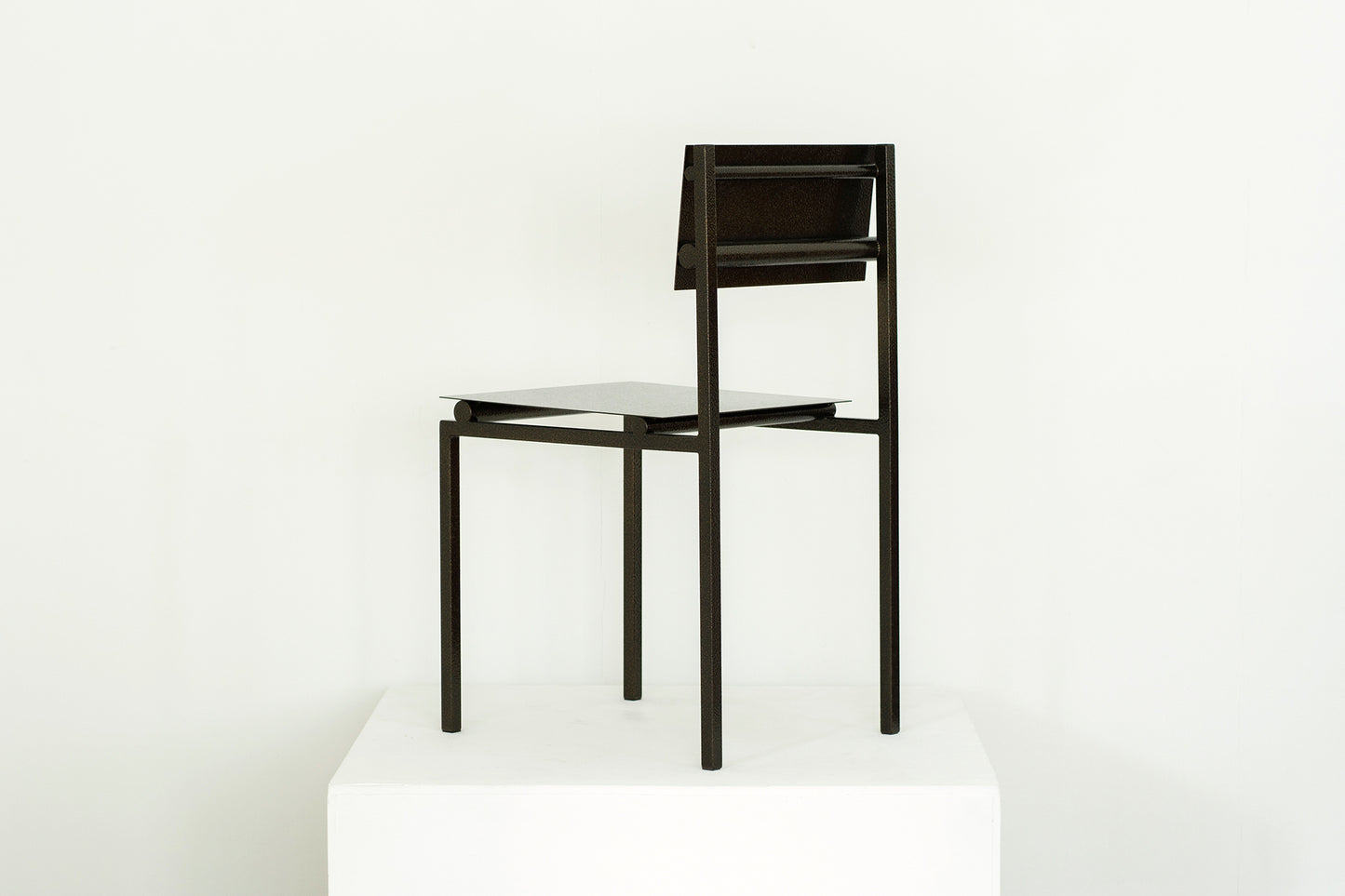 Suspension Metal Dining Chair