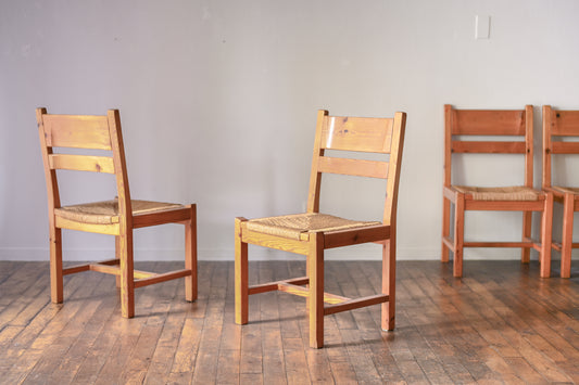 Vintage Solid Pine Chair