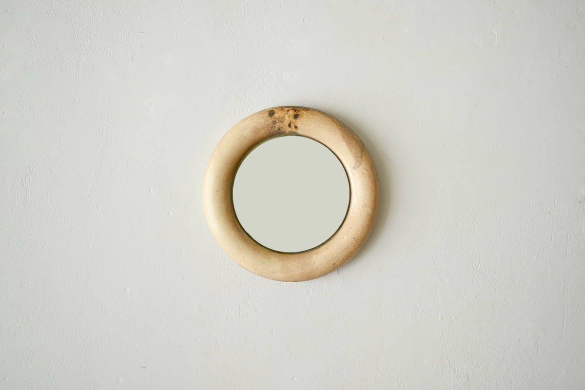 Ceramic Mirror by Shuo Iwakiri