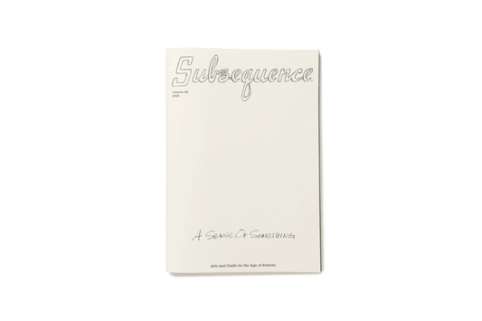 [先行予約] Subsequence Magazine Vol.8