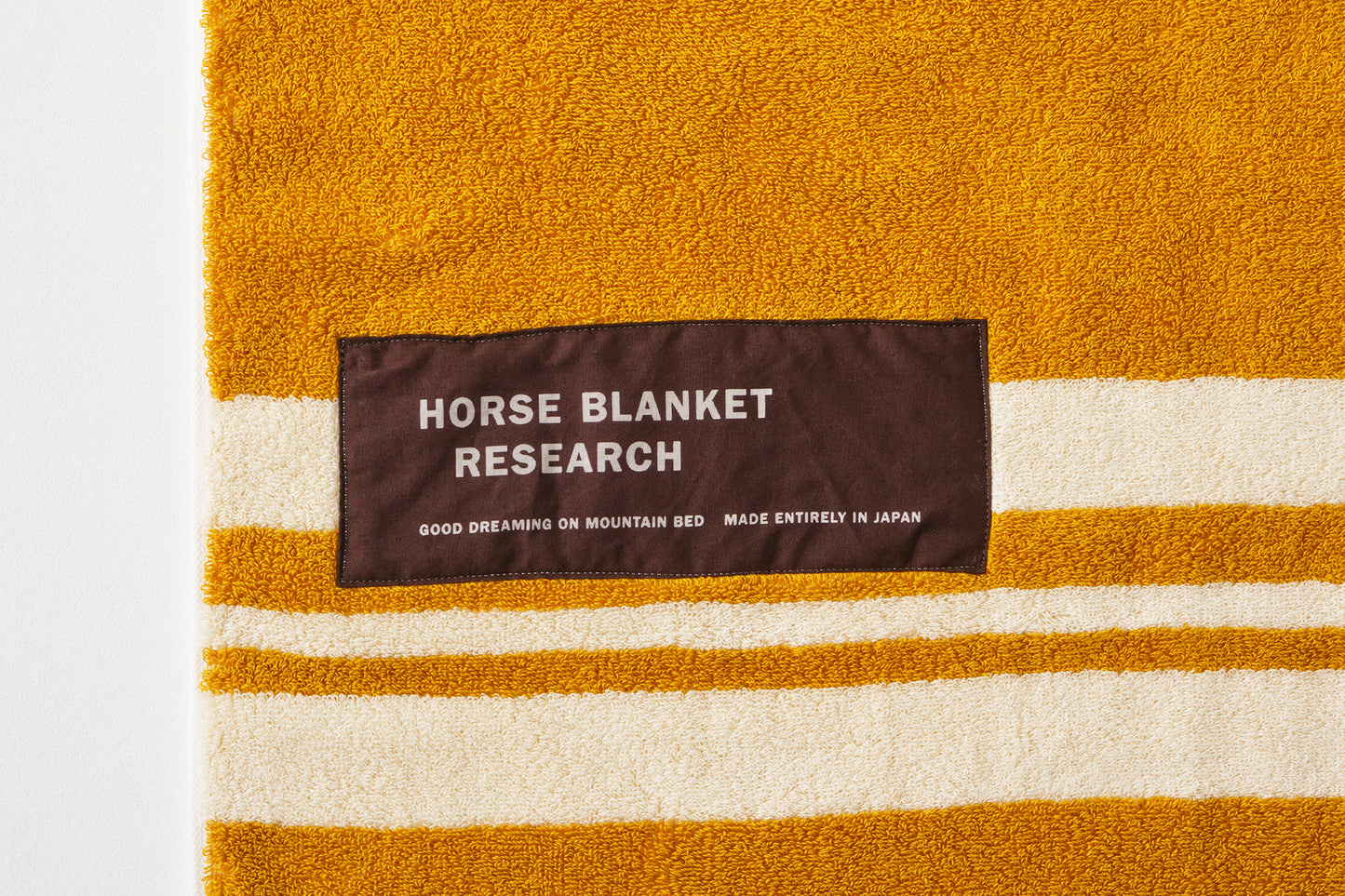 Cotton Pile Blanket 1/2 (Mandarin/Ivory)