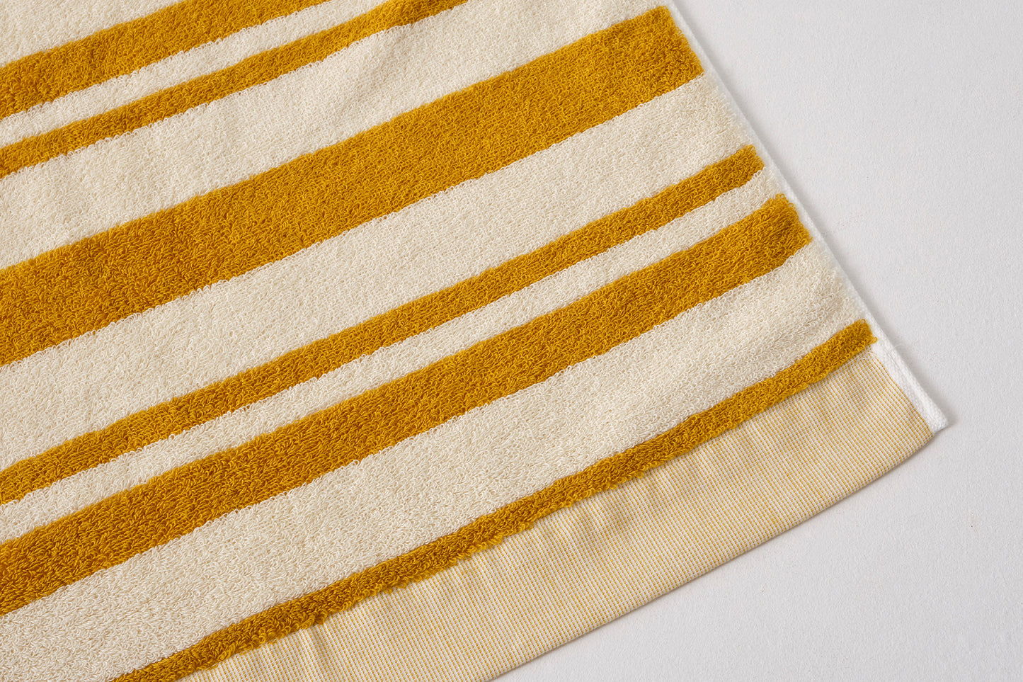 Cotton Pile Blanket 1/2 (Mandarin/Ivory)