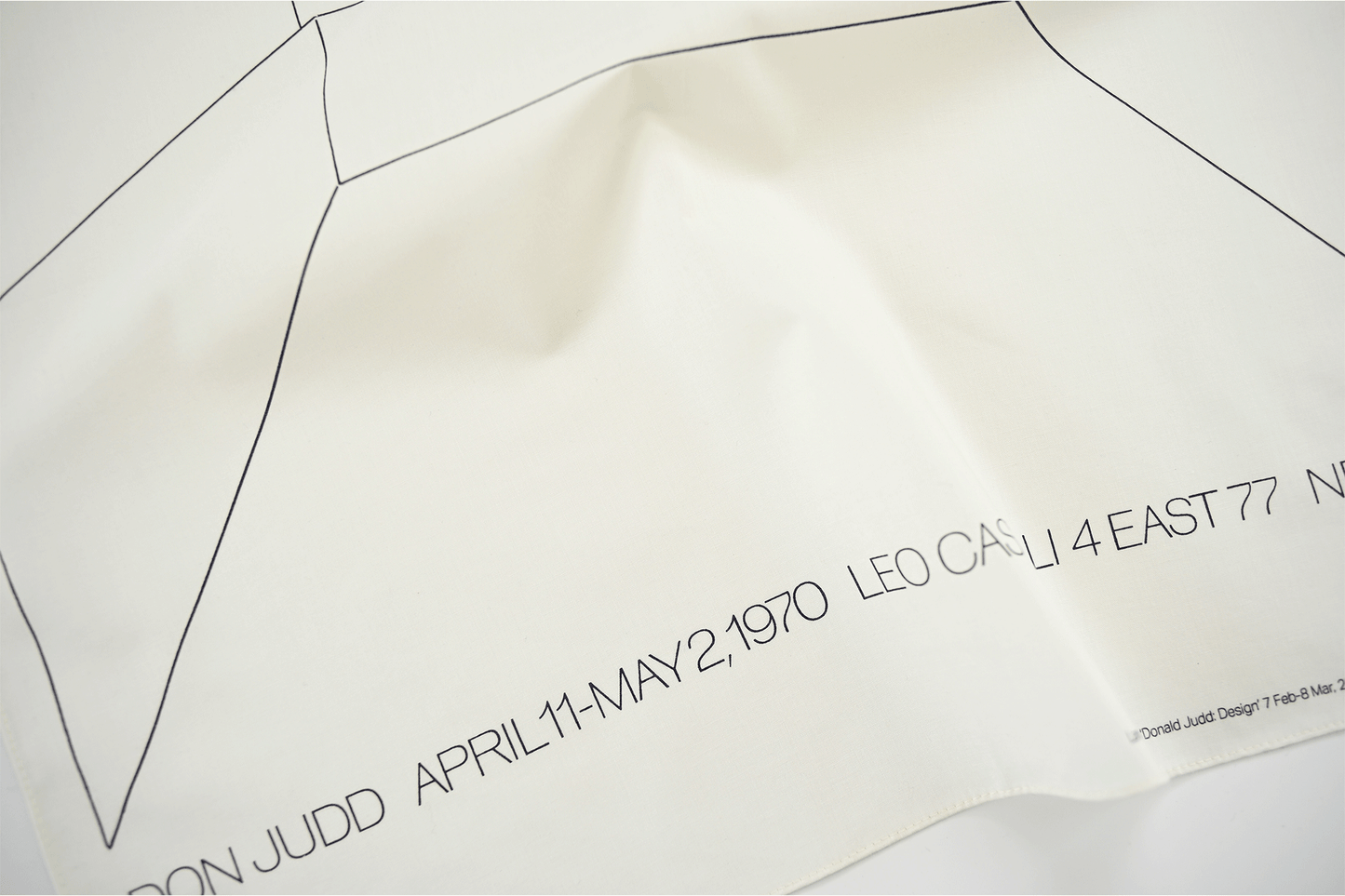 Bandana /  “Don Judd Exhibition, Leo Castelli Gallery, 1970"