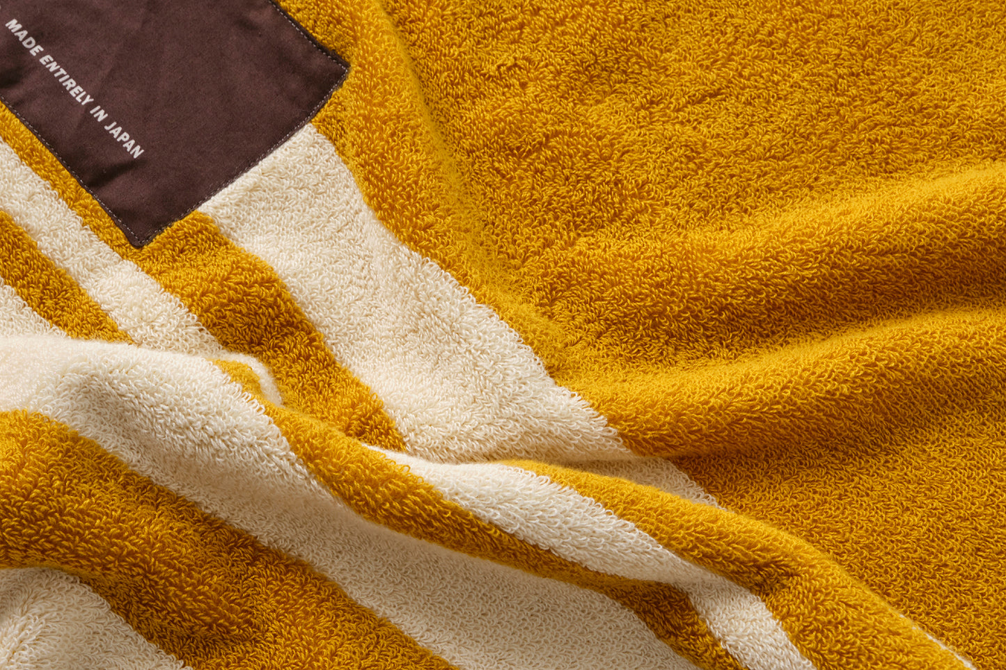 Cotton Pile Blanket 1/2 (Mandarin/Ivory)