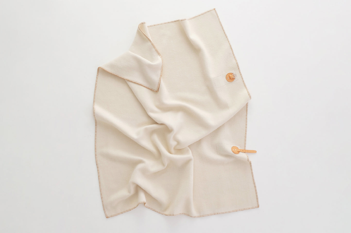 Horse Blanket with Belt (Ivory)