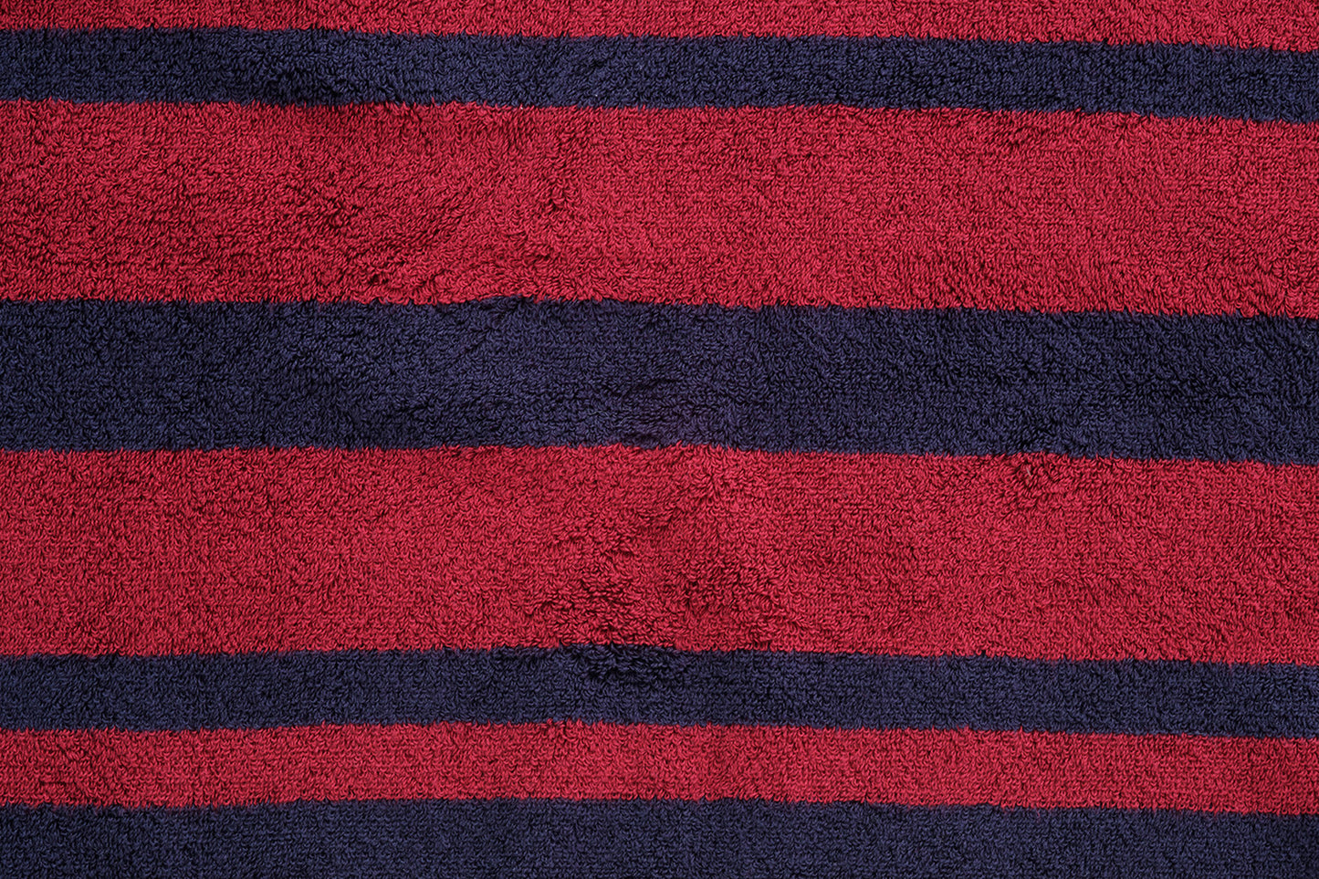Cotton Pile Blanket (Navy/Burgundy)