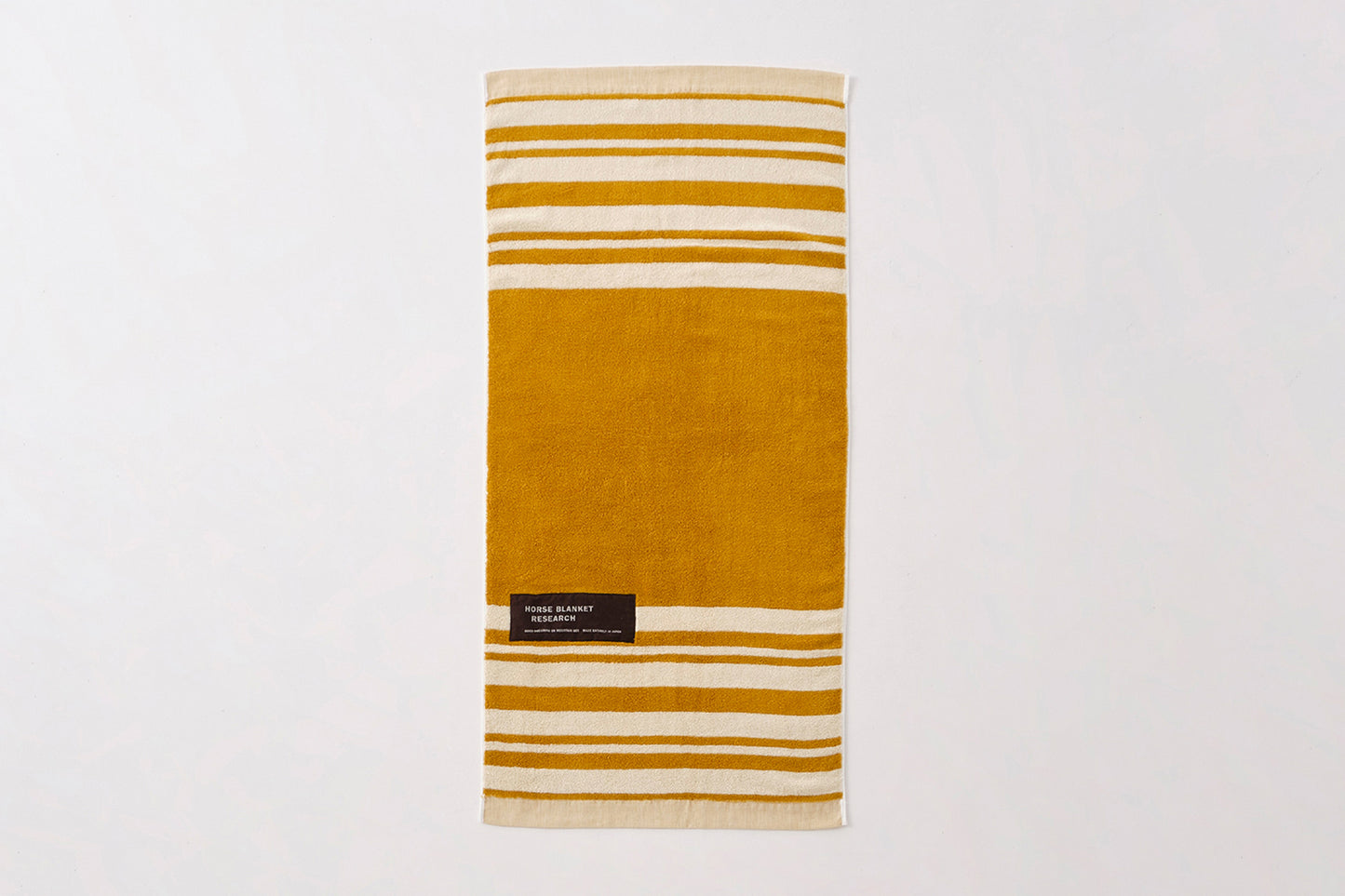 Cotton Pile Blanket 1/2 (Mandarin/Ivory)