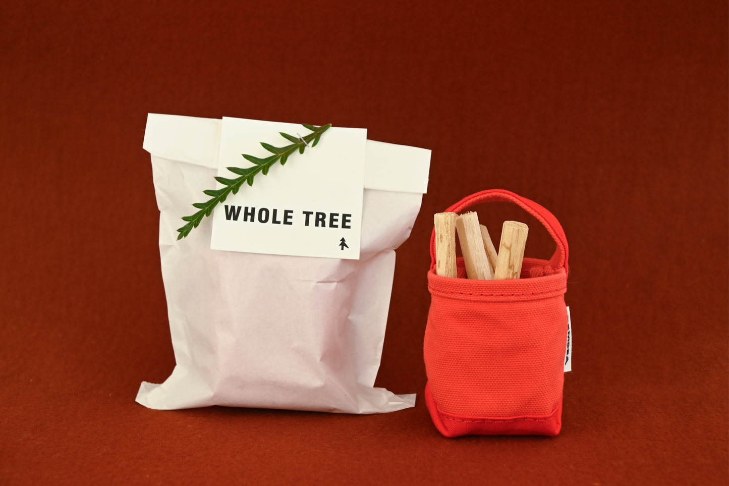 PALO SANTO TOTE by TEMBEA RED