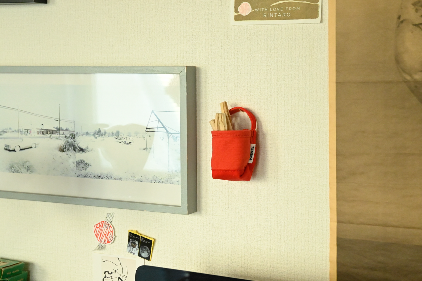 PALO SANTO TOTE by TEMBEA RED