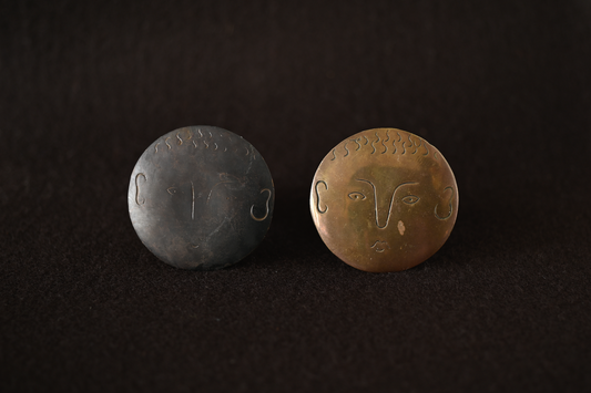 Vintage wine stopper "Face"