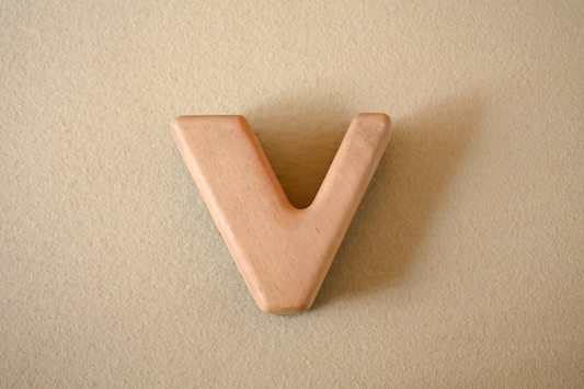 Vintage brush "V"