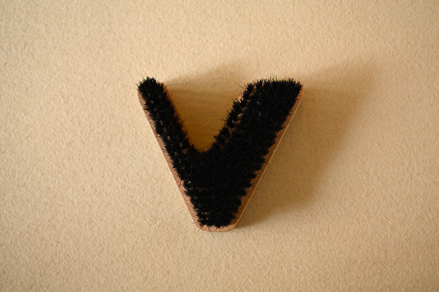 Vintage brush "V"