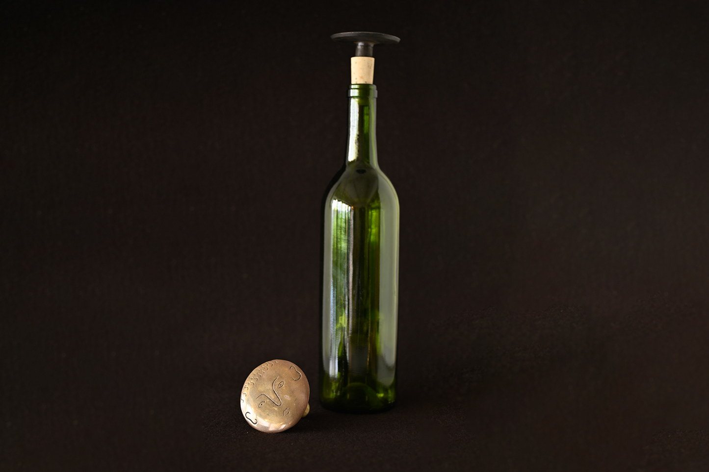 Vintage Bottle Stopper "Face"