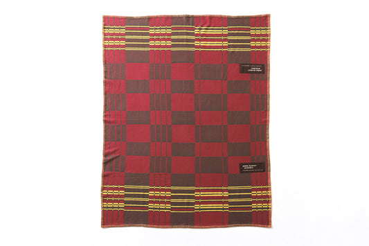 Jacquard Horse Blanket (Burgundy/Brown)