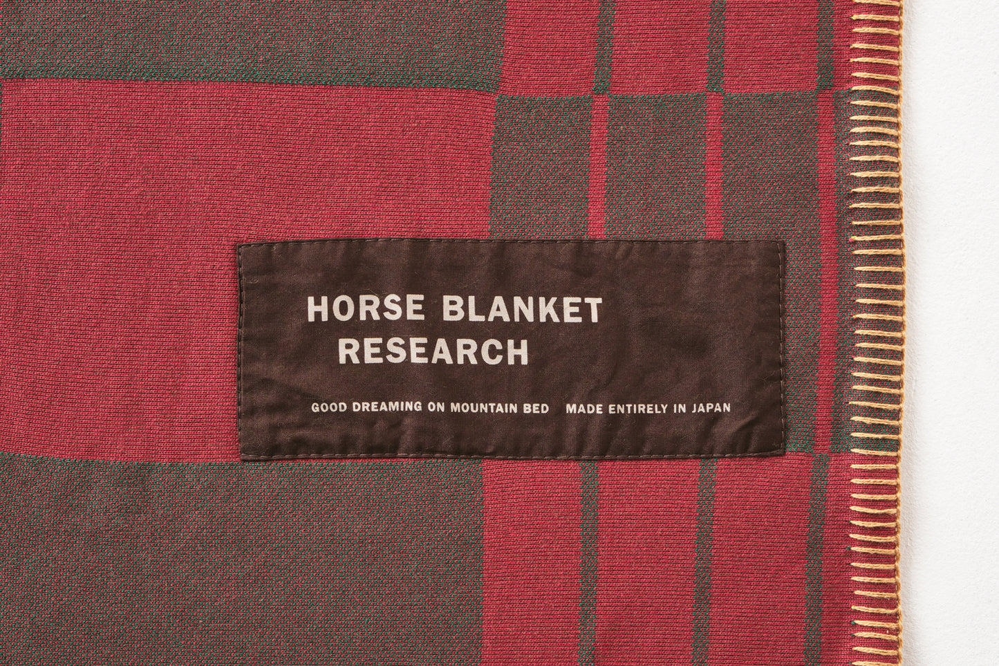 Jacquard Horse Blanket (Burgundy/Brown)