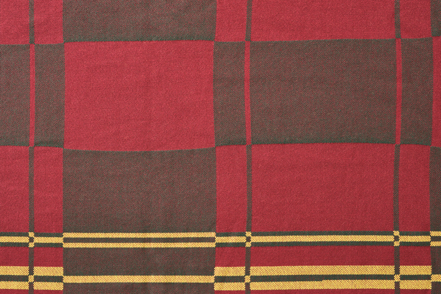 Jacquard Horse Blanket (Burgundy/Brown)