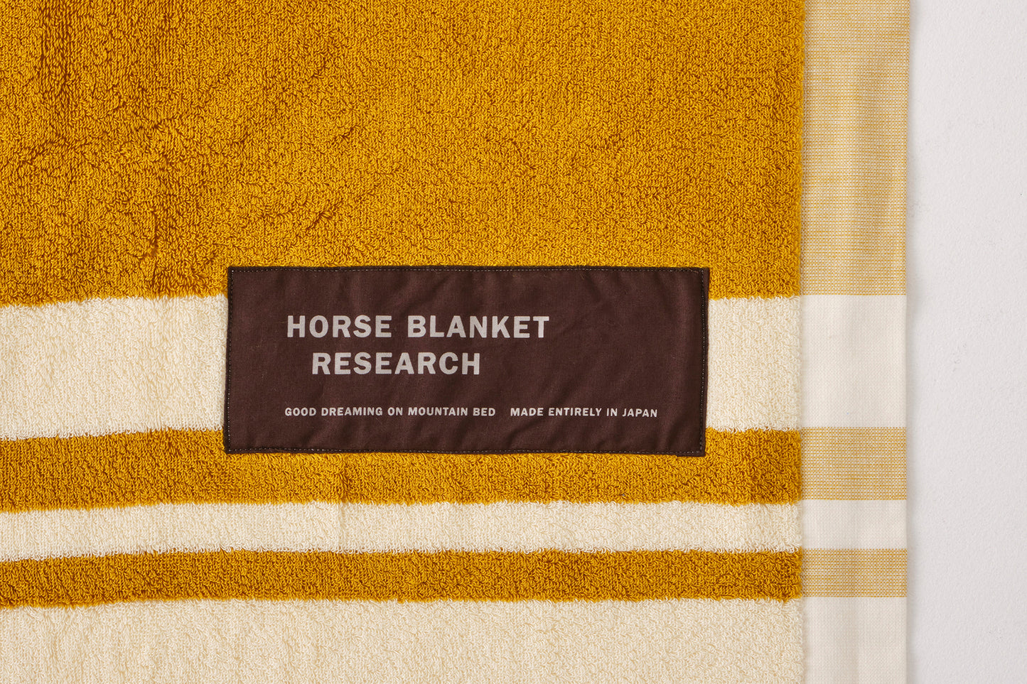 Cotton Pile Blanket (Mandarin/Ivory)