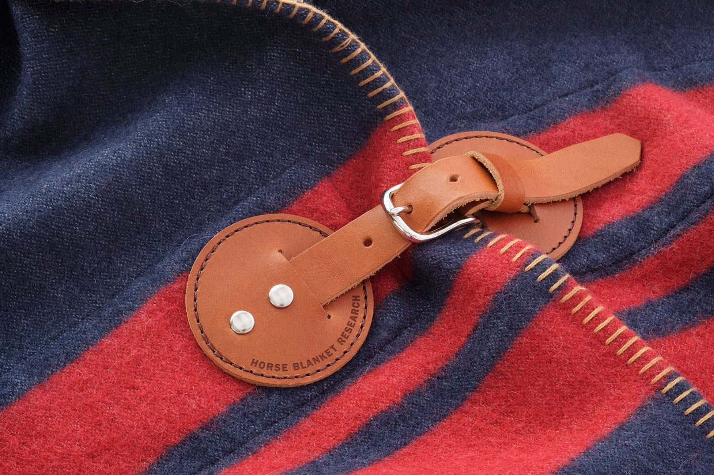 Horse Blanket 1/2 (Navy/Burgundy)