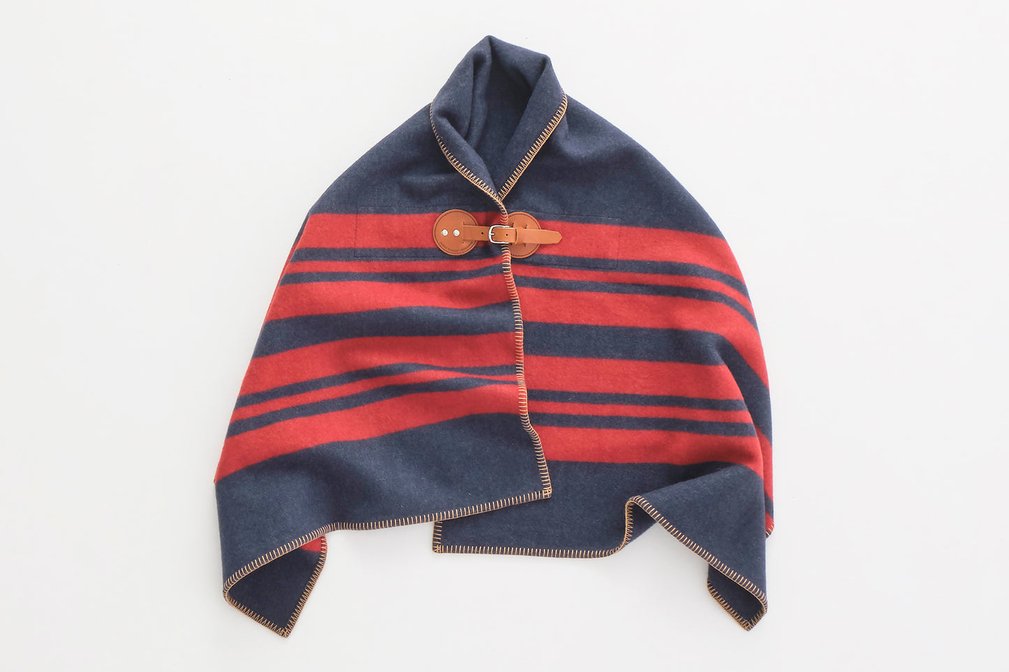 Horse Blanket 1/2 (Navy/Burgundy)
