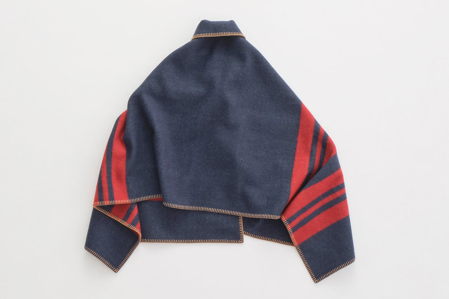 Horse Blanket 1/2 (Navy/Burgundy)